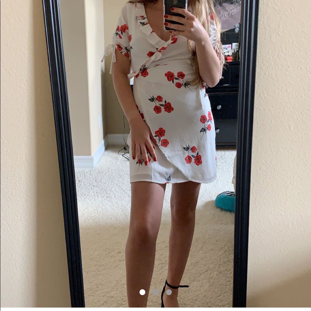 Floral Wrap Dress